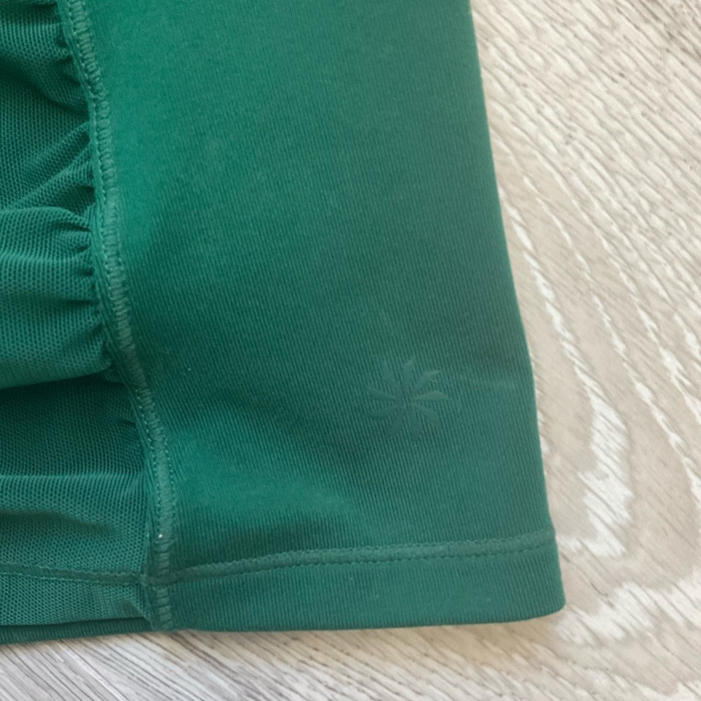 Athleta Green Ruched Racerback Tank Top - Picture 7 of 7